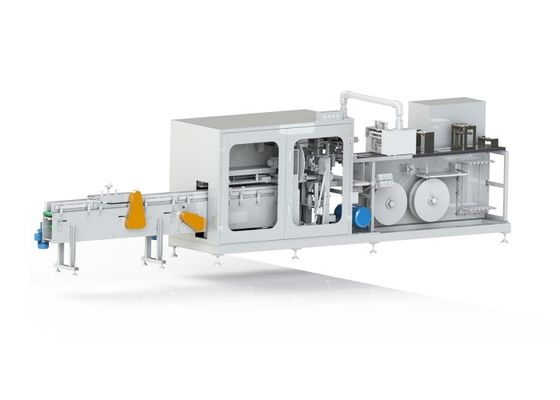 Removable Cotton Tissue Individually Pre-Made Pouch Cylinder Film Gusseted Packing Machinery